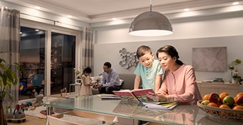 LED light that is comfortable for your eyes