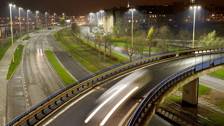 Sustainable street lighting design in the Polish city of Szczecin