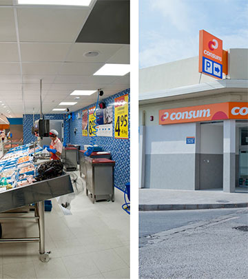 Philips Lighting illuminating fish and meat to show the freshness at Consum Supermarkets, Valencia