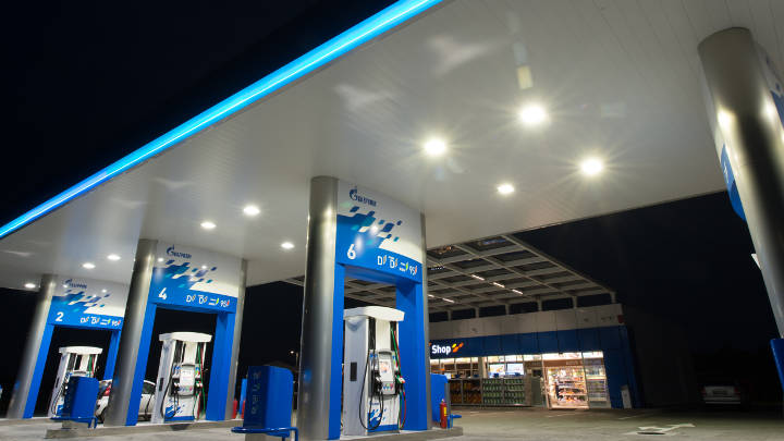 Gazprom petrol stations