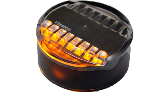 Tunnel guidance lighting guides traffic safely through the  tunnel and secures a safe exit during emergencies