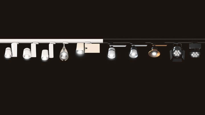 Store and retail lighting : Panel of Philips customized lighting options
