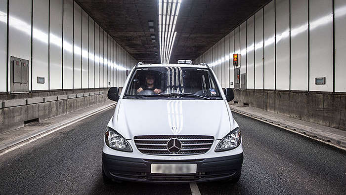 Meir Tunnel illuminated effectively with Philips TotalTunnel