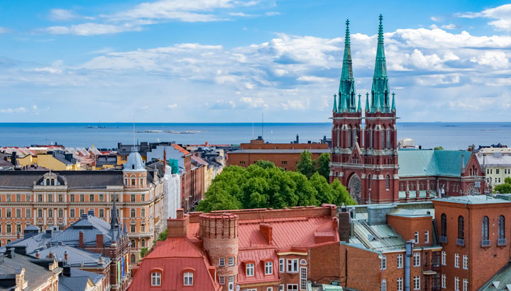 Helsinki city daylight