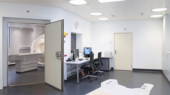 Nicely lit hospital by Philips healthcare lighting 