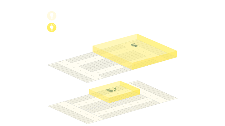 Philips Lighting’s GreenParking: configure multiple car park lighting dimming zones using a remote control