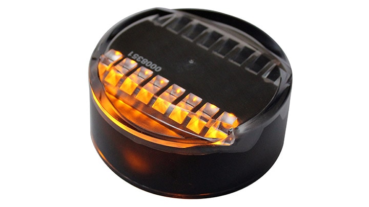 Tunnel Lane Marker: LED marker lights for lanes and center lines and managing tidal flow
