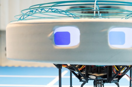 Blue Jay and Philips Lighting create a drone capable of playing tic-tac-toe using Visible Light Communication, Philips Lighting