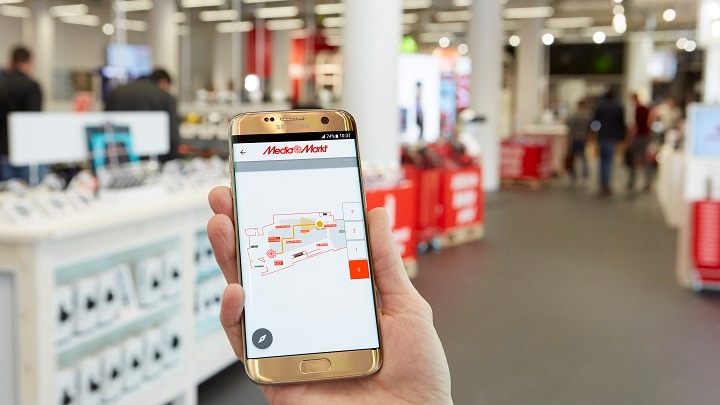 Philips Lighting Indoor positioning MediaMarkt