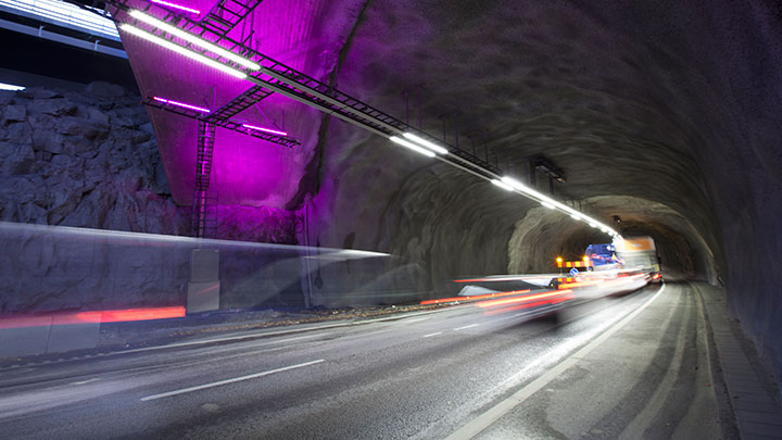 Renovating the Tomteboda tunnel with a networked lighting control system