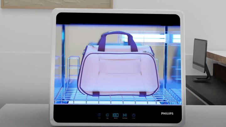 Philips UV-C disinfection box 48L - disinfeksi benda dari virus dan bakteri dengan efektif dan mudah