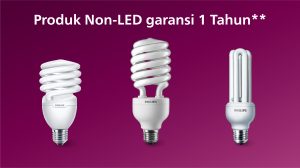 Produk Non-LED garansi 1 Tahun