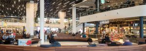 Lampu sirkular di Bandara Schiphol