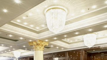 Pencahayaan plafon dari Philips di Ritz-Carlton Hotel, Berlin